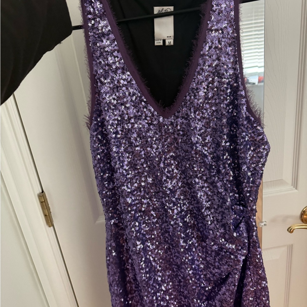 Ali Ro Purple Sequin Dress